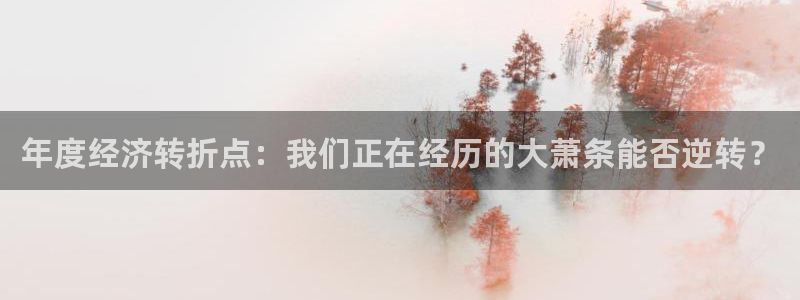 摩根娱乐游app：年度经济转折点：我们正在经历的大萧条能否逆转？