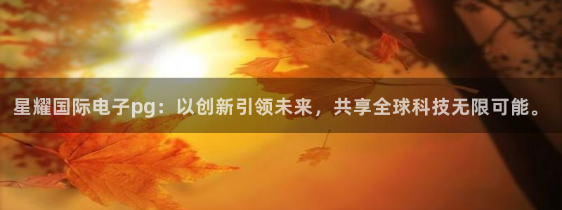 摩根娱乐,apk.1：星耀国际电子pg：以创新引领未来，共享全球科技无限可能。